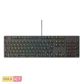 GLORIOUS PC GAMING RACE GLORIOUS PC GAMING RACE GMMKRGBISO TOETSENBORD GAMEN USB ZWART