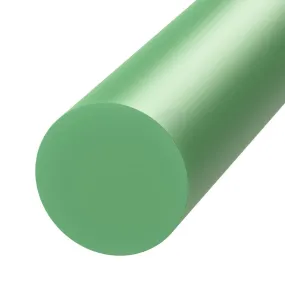 Röchling HMPE1000 Staf Geëxtrudeerd Groen Ø20x2000mm